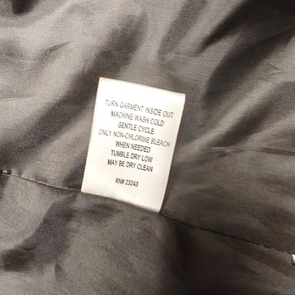 New York & Company Floral Camo Adjustable Waist Puffer Jacket Size L Outdoor - Picture 12 of 13